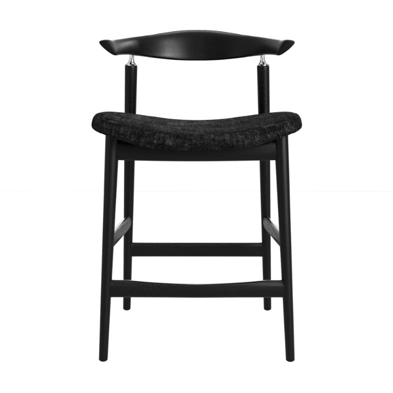 Seine Coal and Black Counter Stool