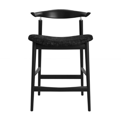 Seine Coal and Black Counter Stool