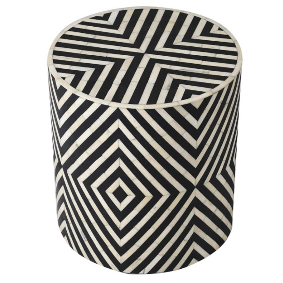 Matrix Bone Inlay Stool