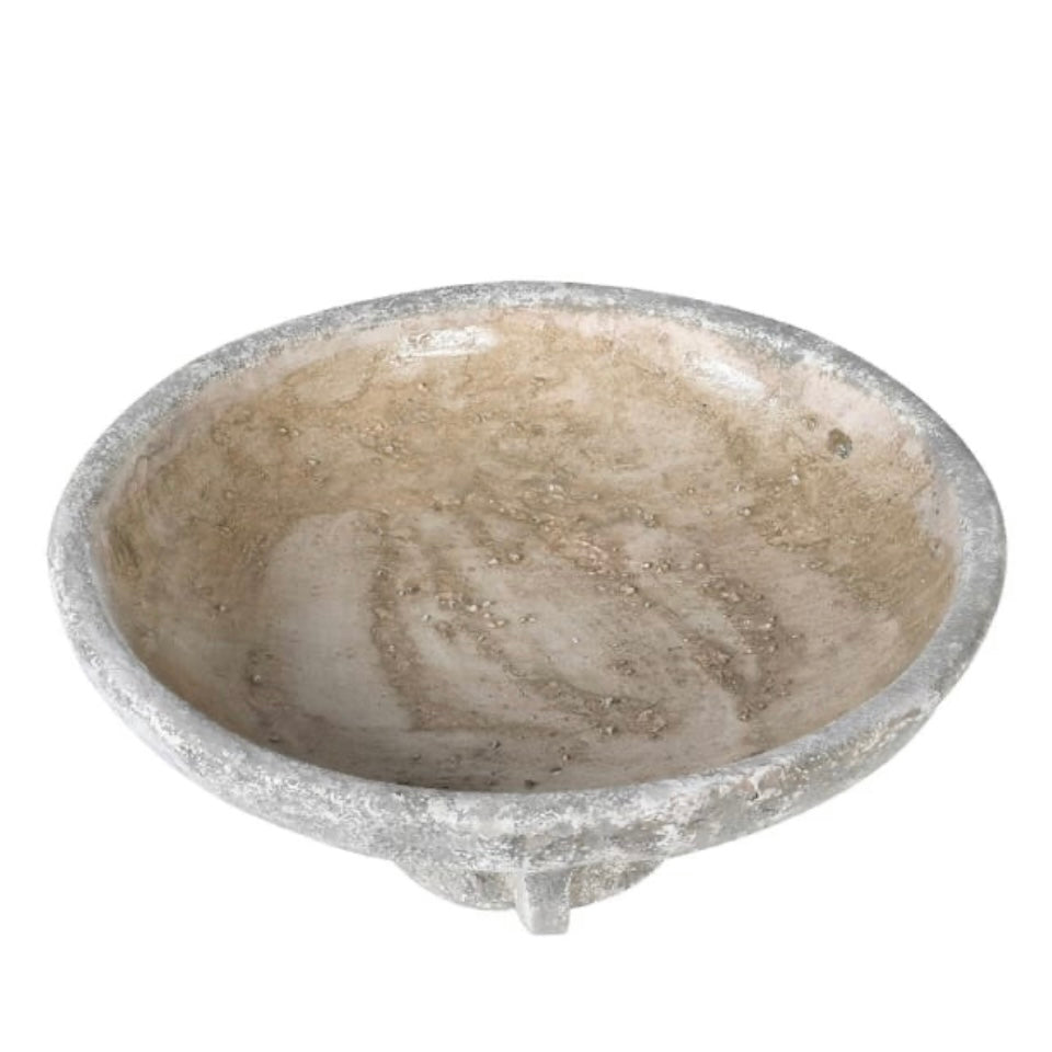 Distressed Footed Bowl