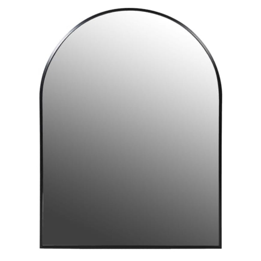 Black  Arched Mirror