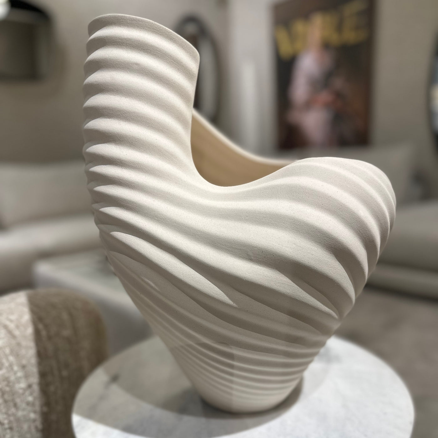 Paloma Ribbed Vase