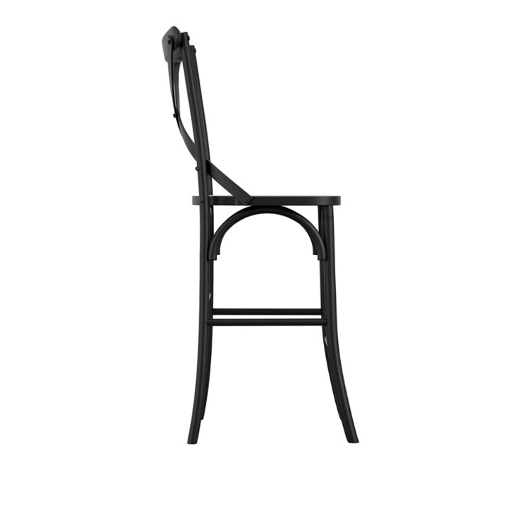 Tides Home Fitz Black Counter Stool