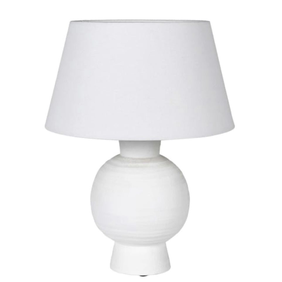 White Ball Table Lamp