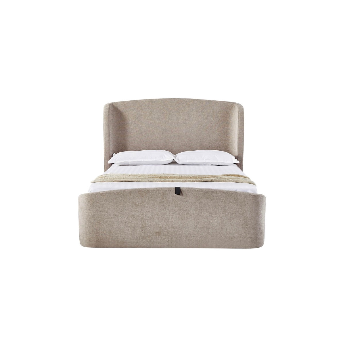 Blaire Kingsize Ottoman Bed Beige
