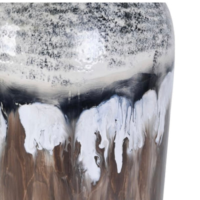 Misty Hue Enamel Vase