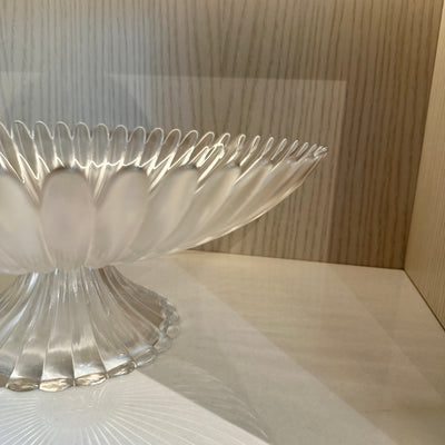 Clearance Glass Footed Bowl