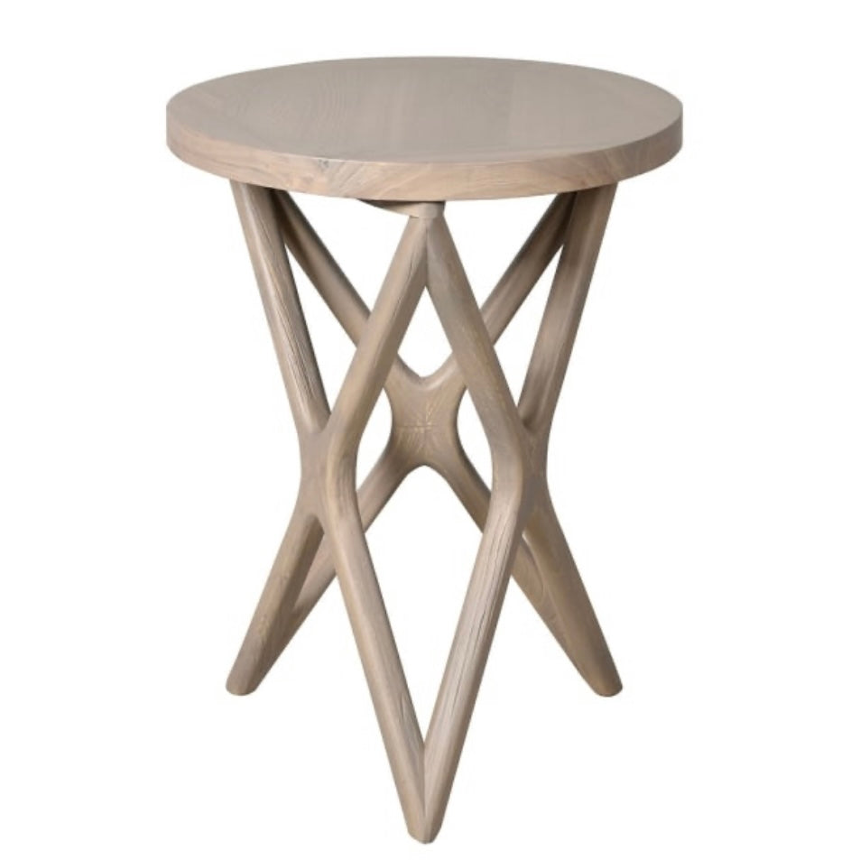 Recycled Elm Lamp Table