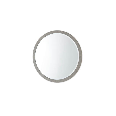 Mondello Round Mirror Washed Oak