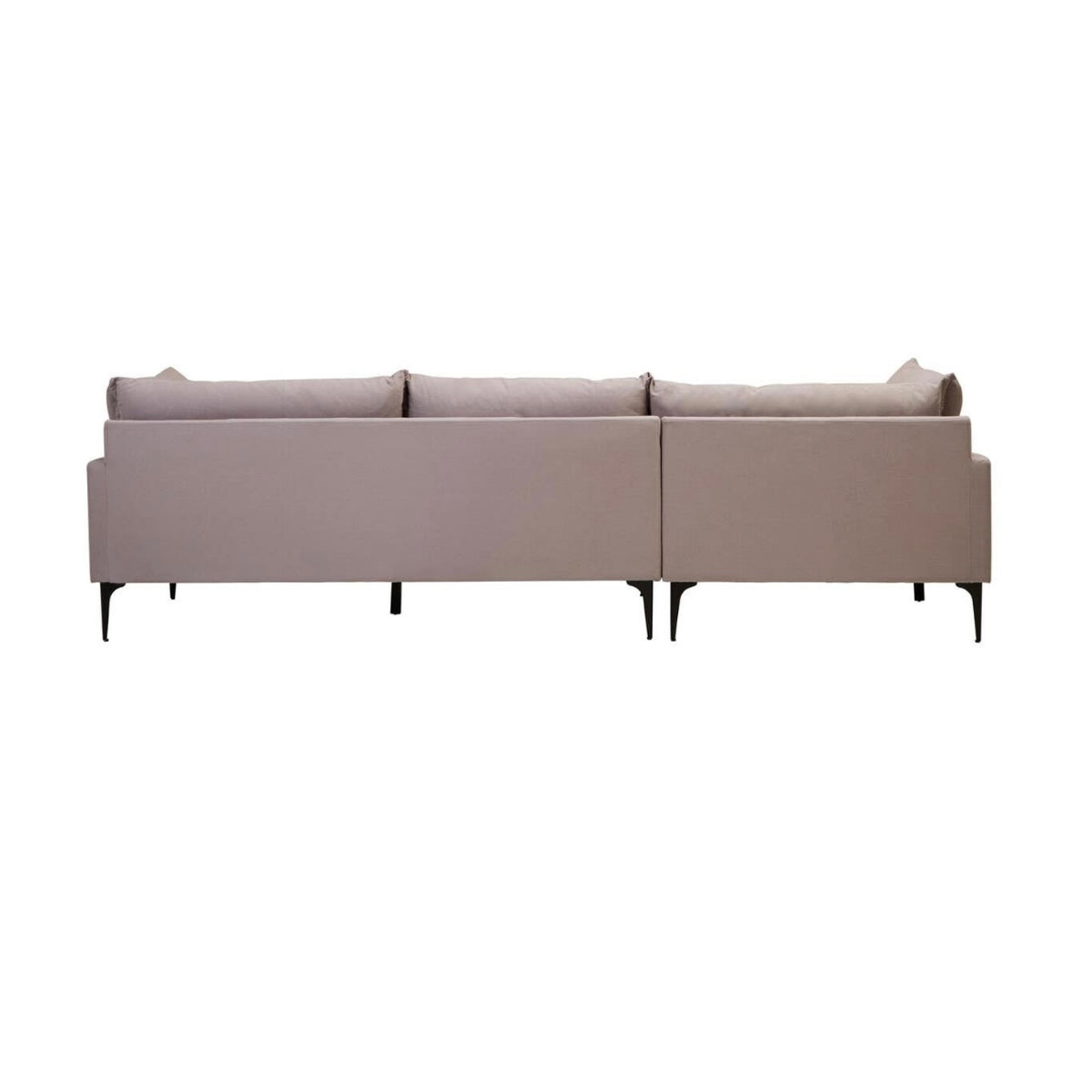 Troyes Grey Three Seat Left Chaise Sofa