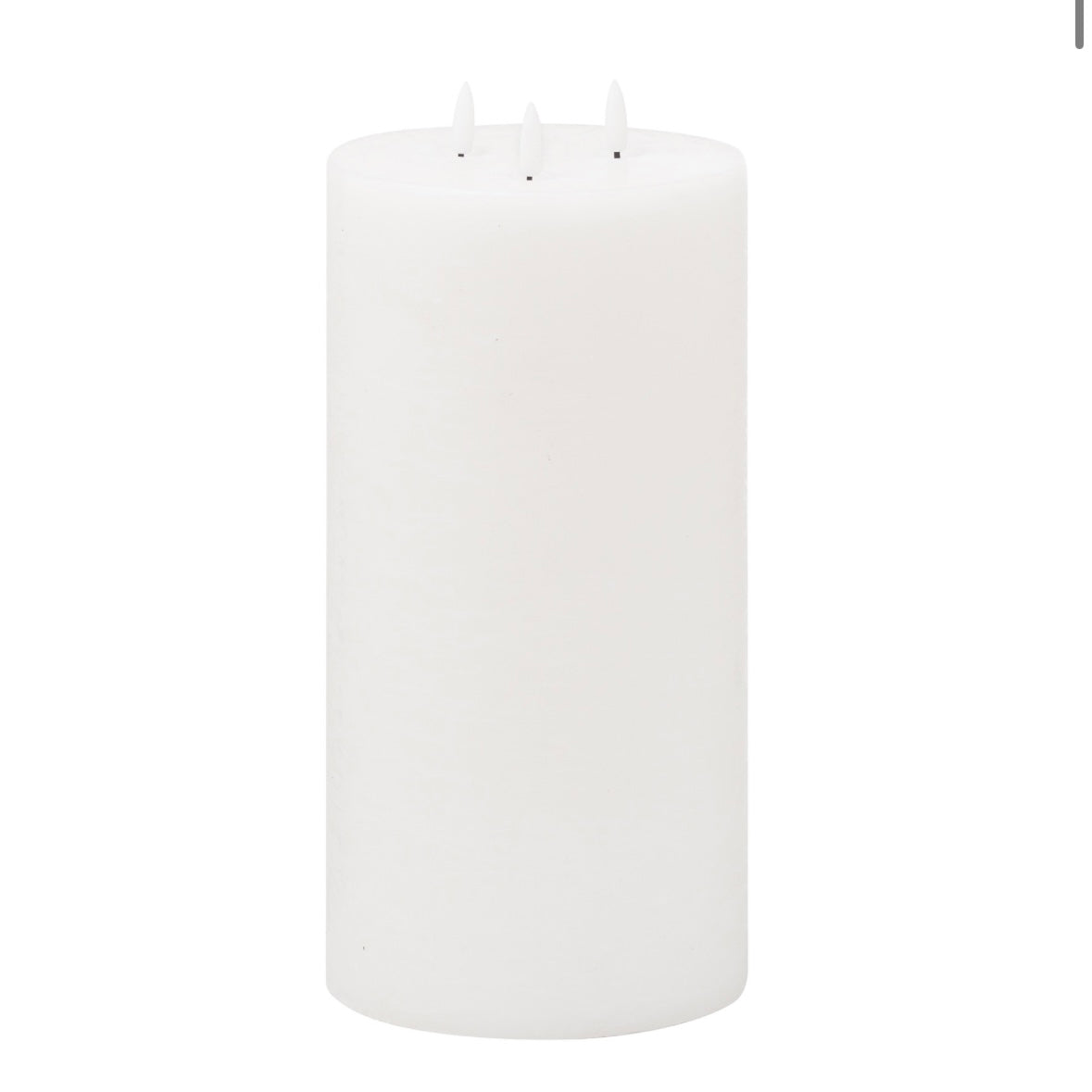 Ex Large Battery Operated Multi Wick White Wax Candles