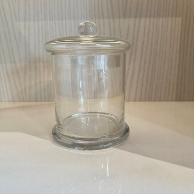 Small Glass Lidded Jar
