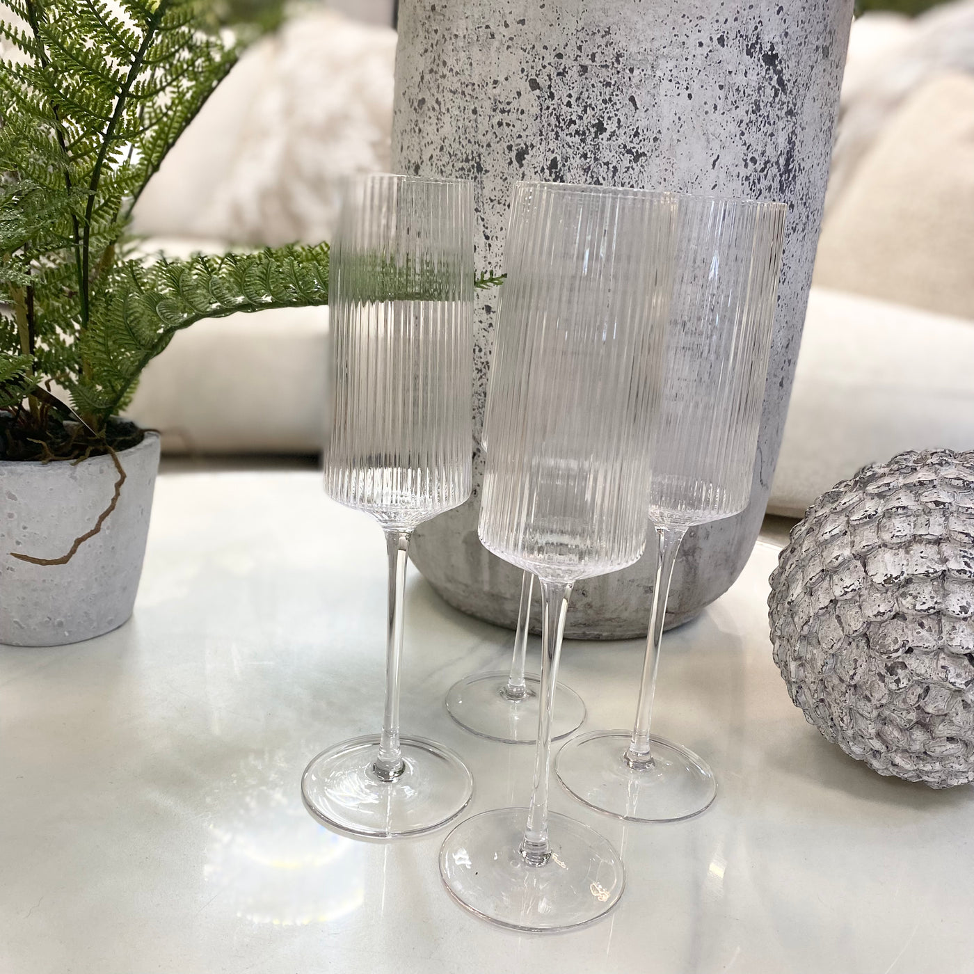 Eldon Champagne Glasses