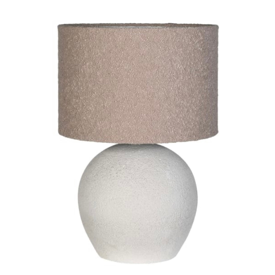 Neutral Globe Base Table Lamp