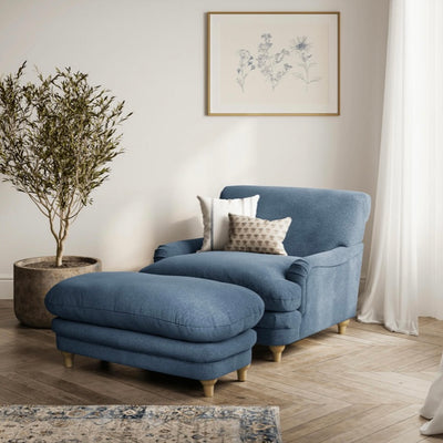 Tides Home Pia Armchair Denim Blue