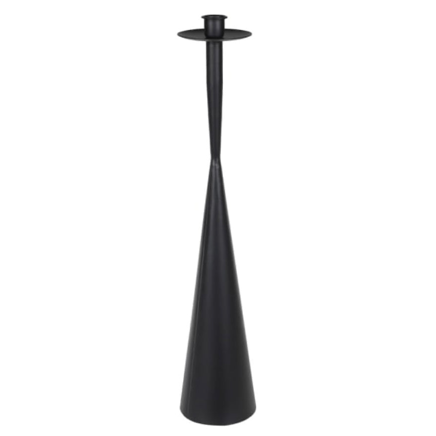 Black Sleek Candle Holder