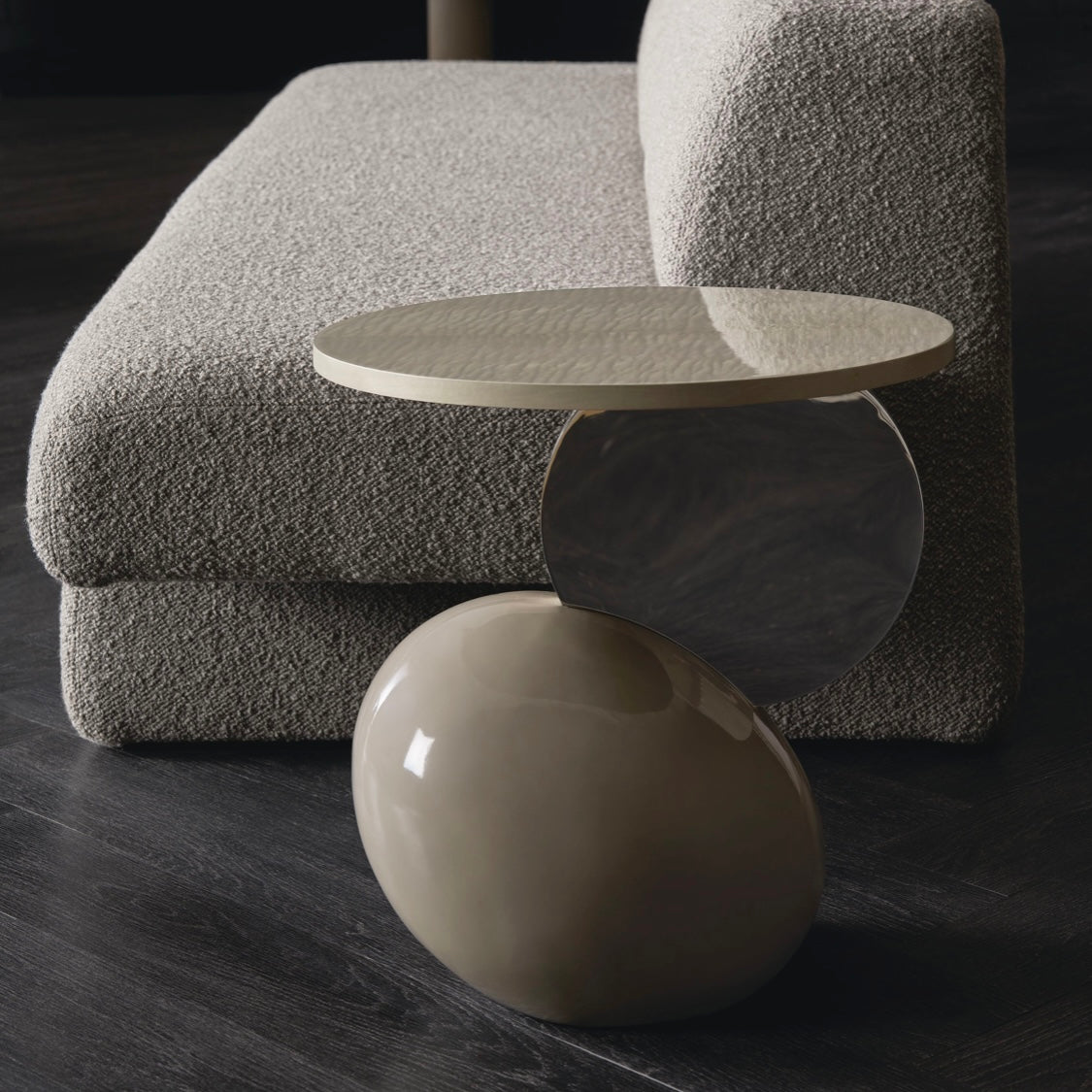 Andrew Martin Onyx Side Table by Kelly Hoppen