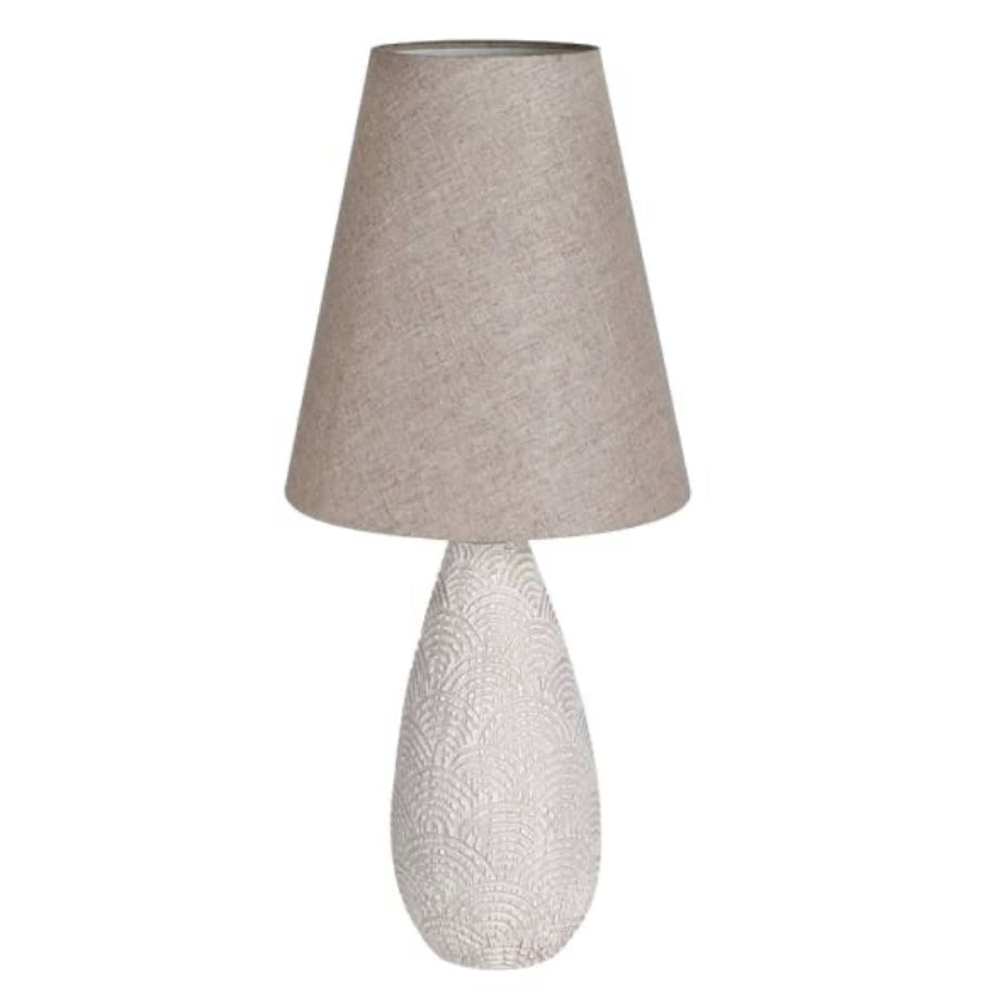 Neutral Textured Table Lamp