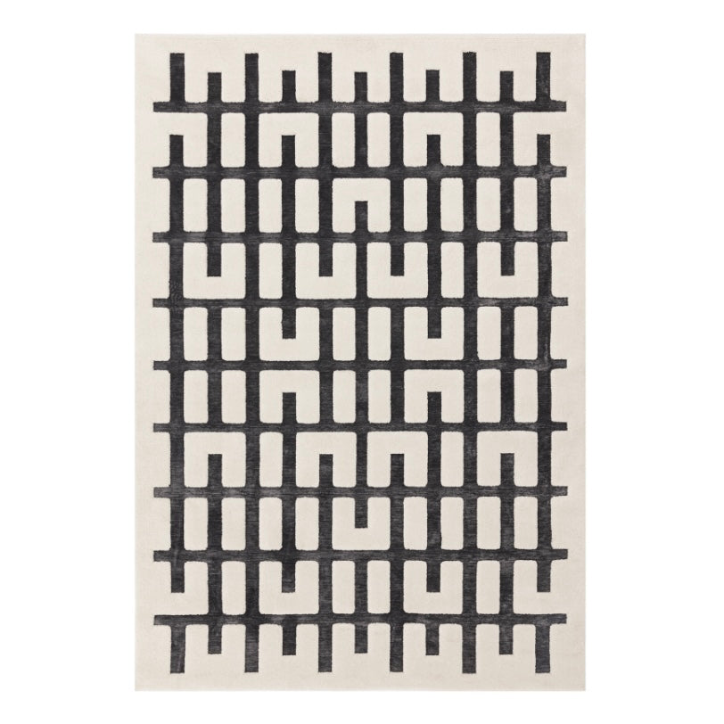 Charcoal/Ivory Valle Junction Rug