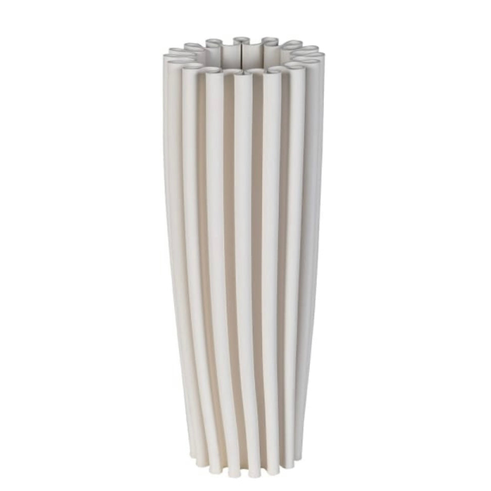 Large White Athena Vase