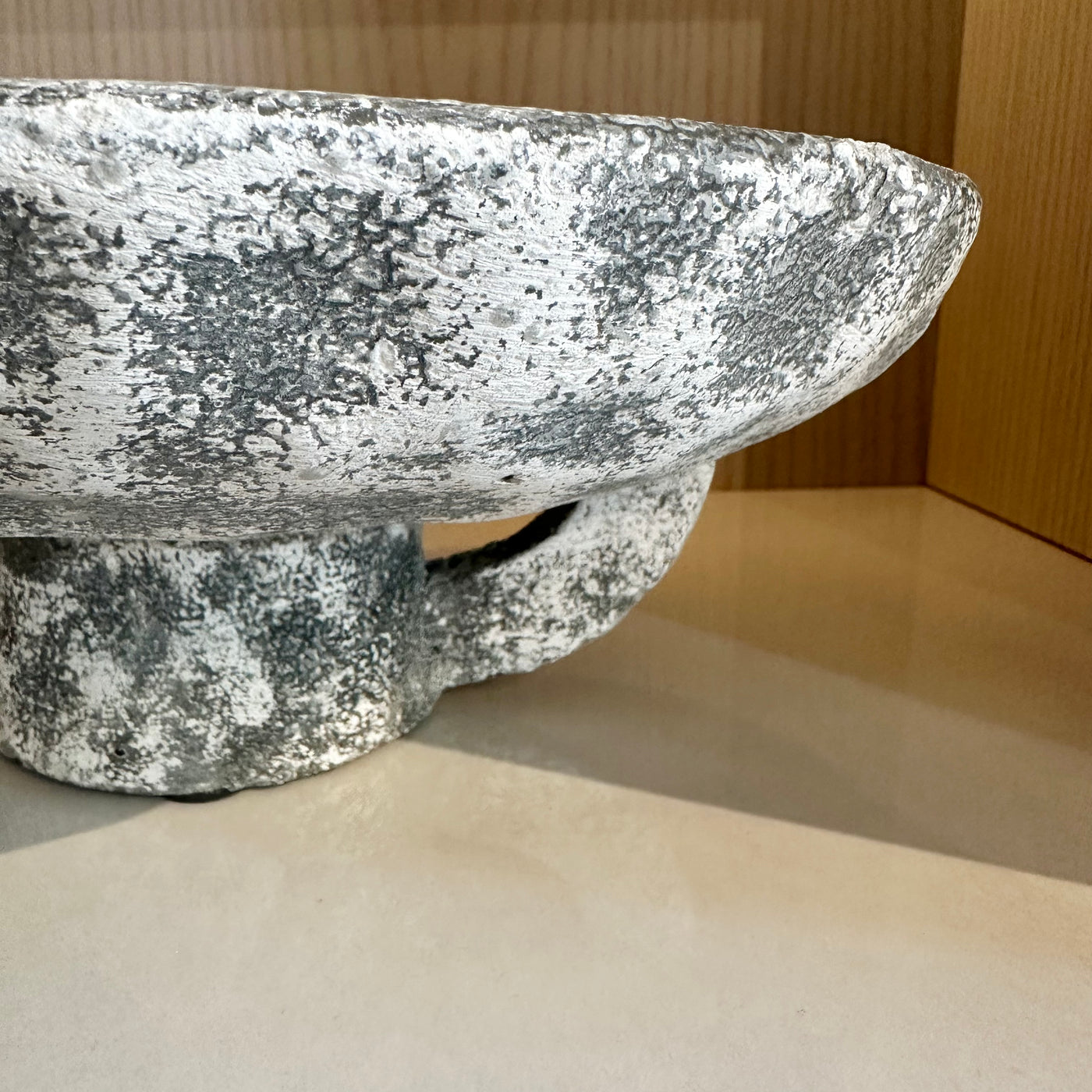Distressed Footed Bowl