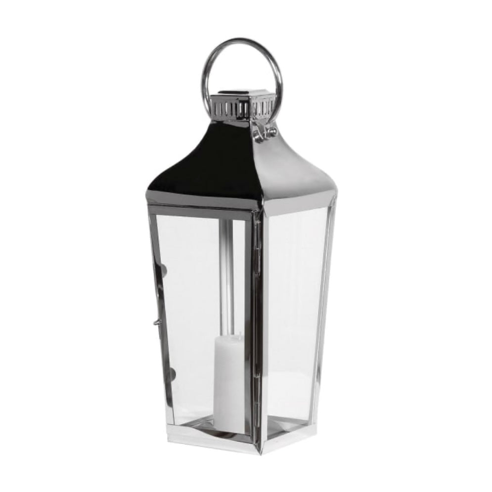 Roman Chrome Lantern (2 sizes)