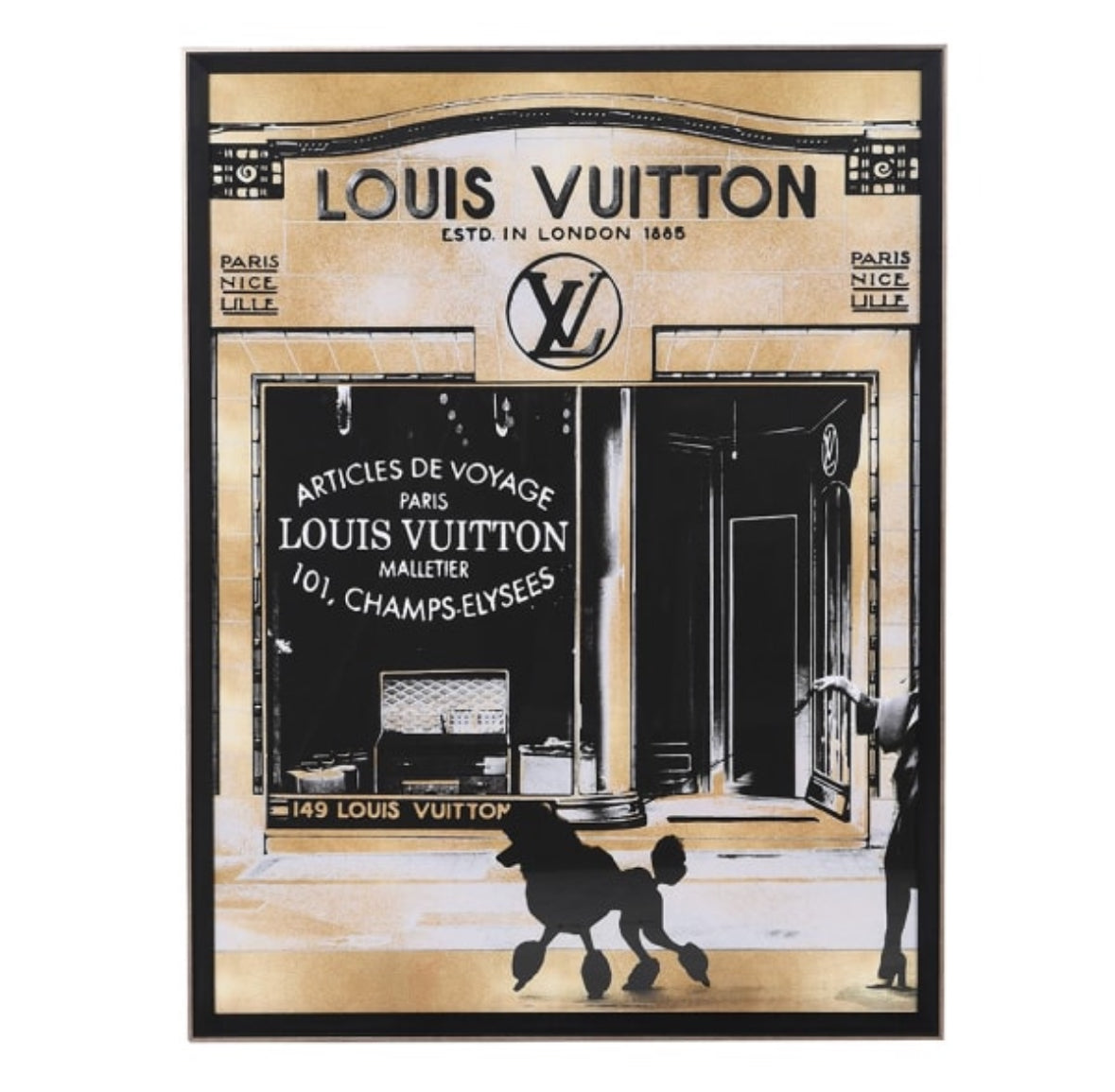 LV Designer Doorway Print