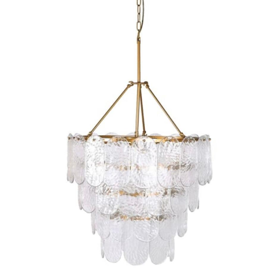 Glass Petal Chandelier