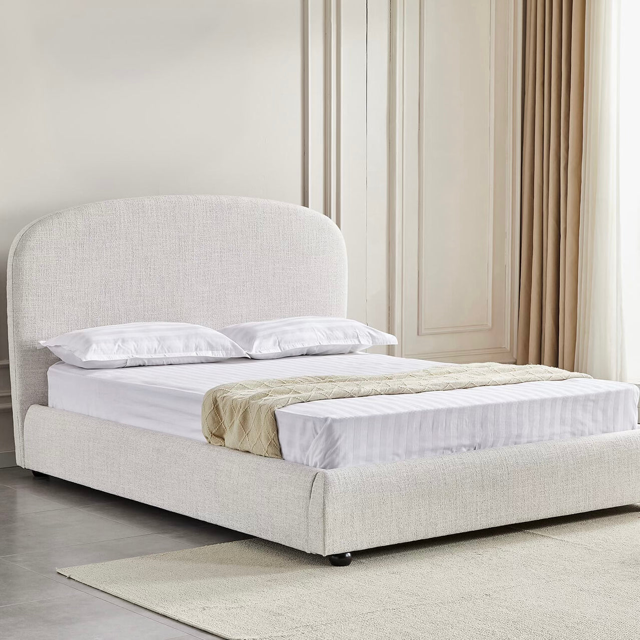 Bonnie Kingsize Bed Natural