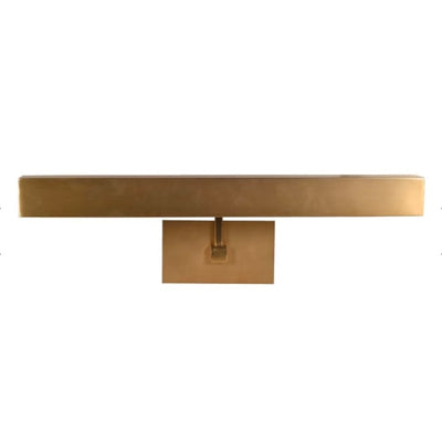 Linear Matt Brass Wall Light