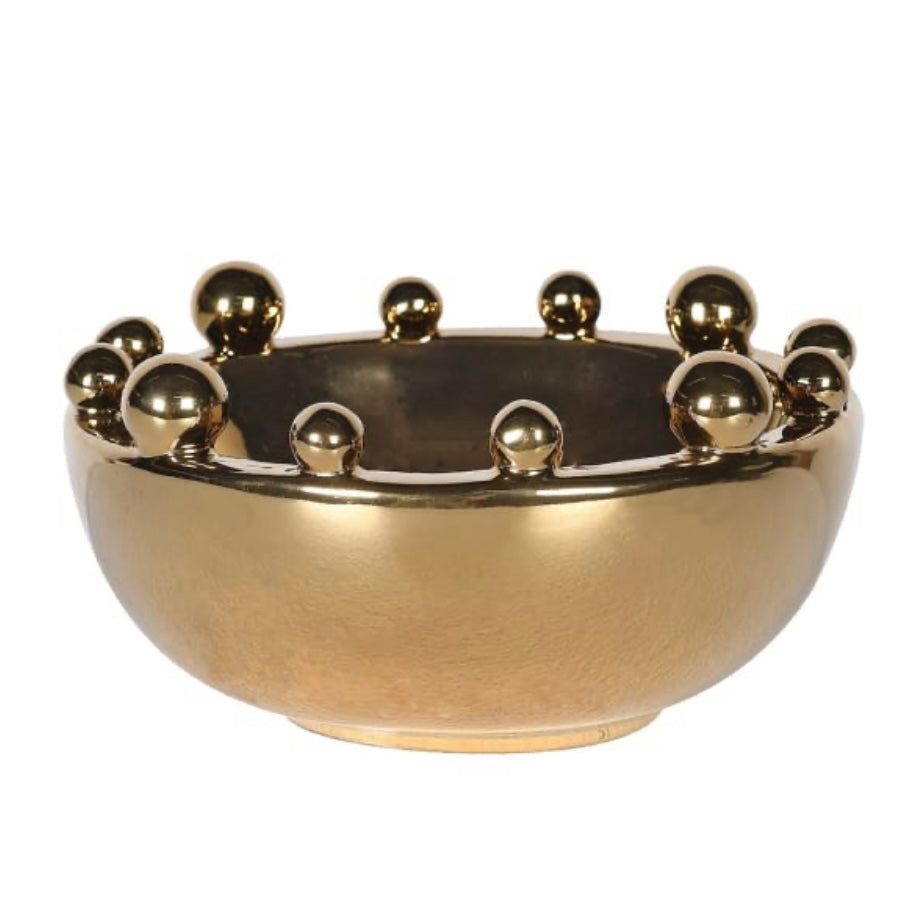 Mini Gold Trinket Bobble Bowl
