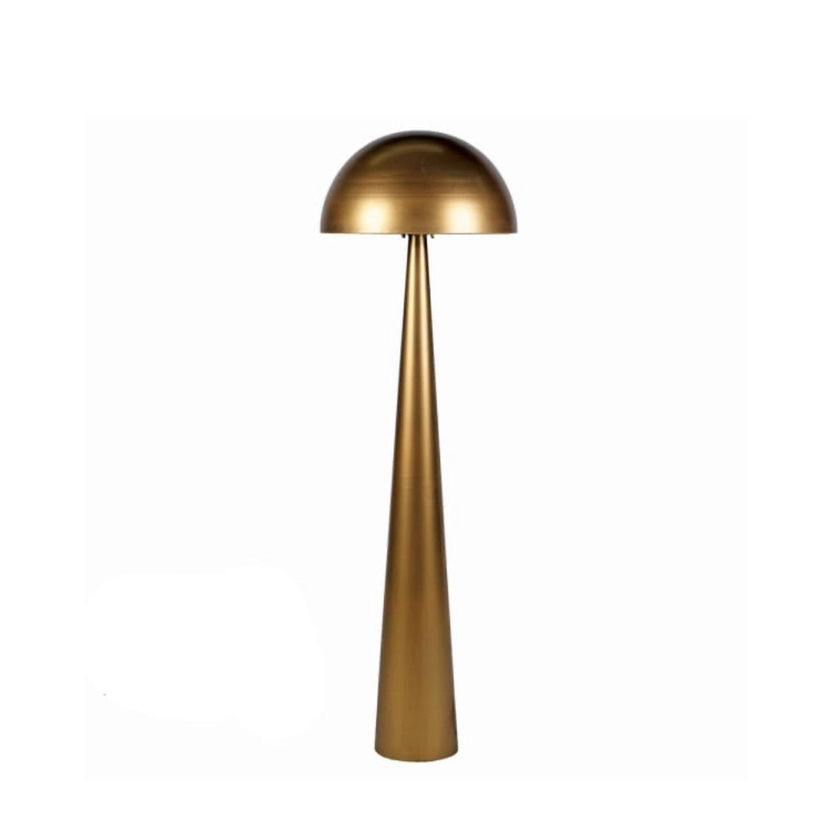 Mushroom Gold Floor Lamp