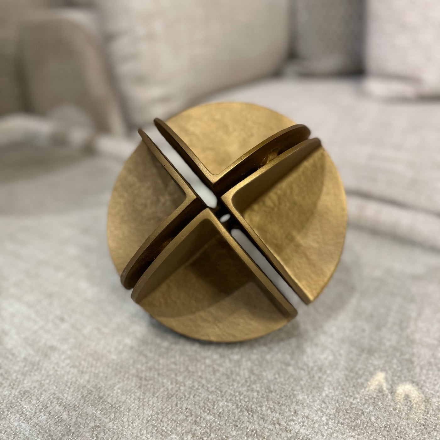 Brass Finish Sculpture