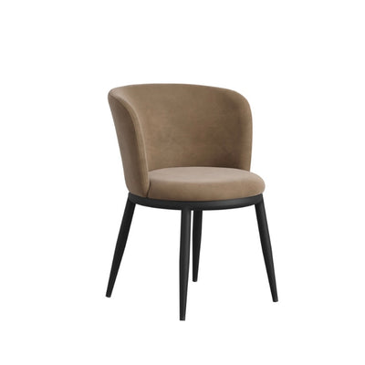 Brampton Dining Chair Mole Velvet-Set of 2