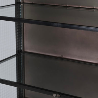 Ribbed Black Cabinet