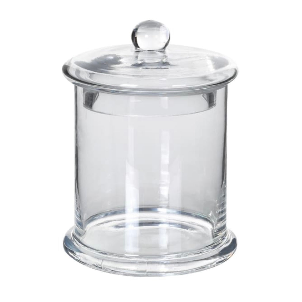 Small Glass Lidded Jar