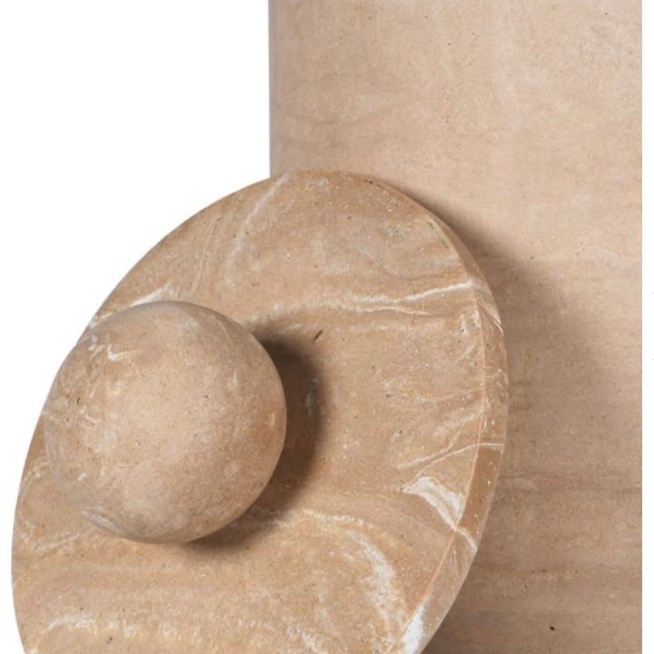 Travertine Effect Ice Bucket