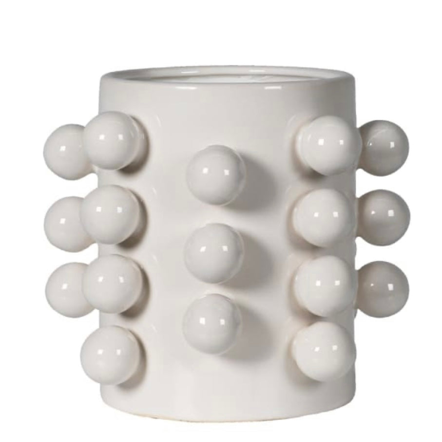 Bobble Vase- White