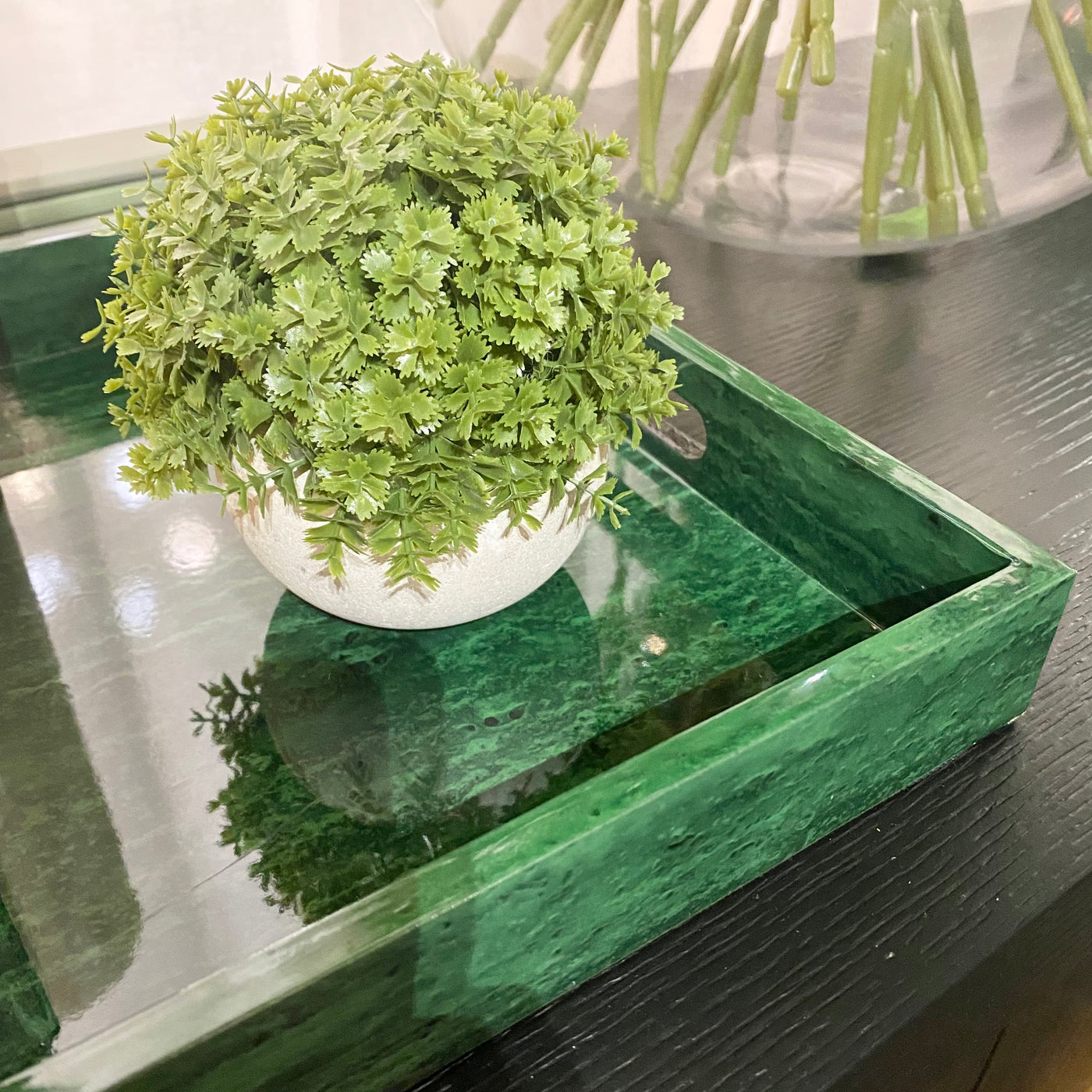 Green Gloss Tray