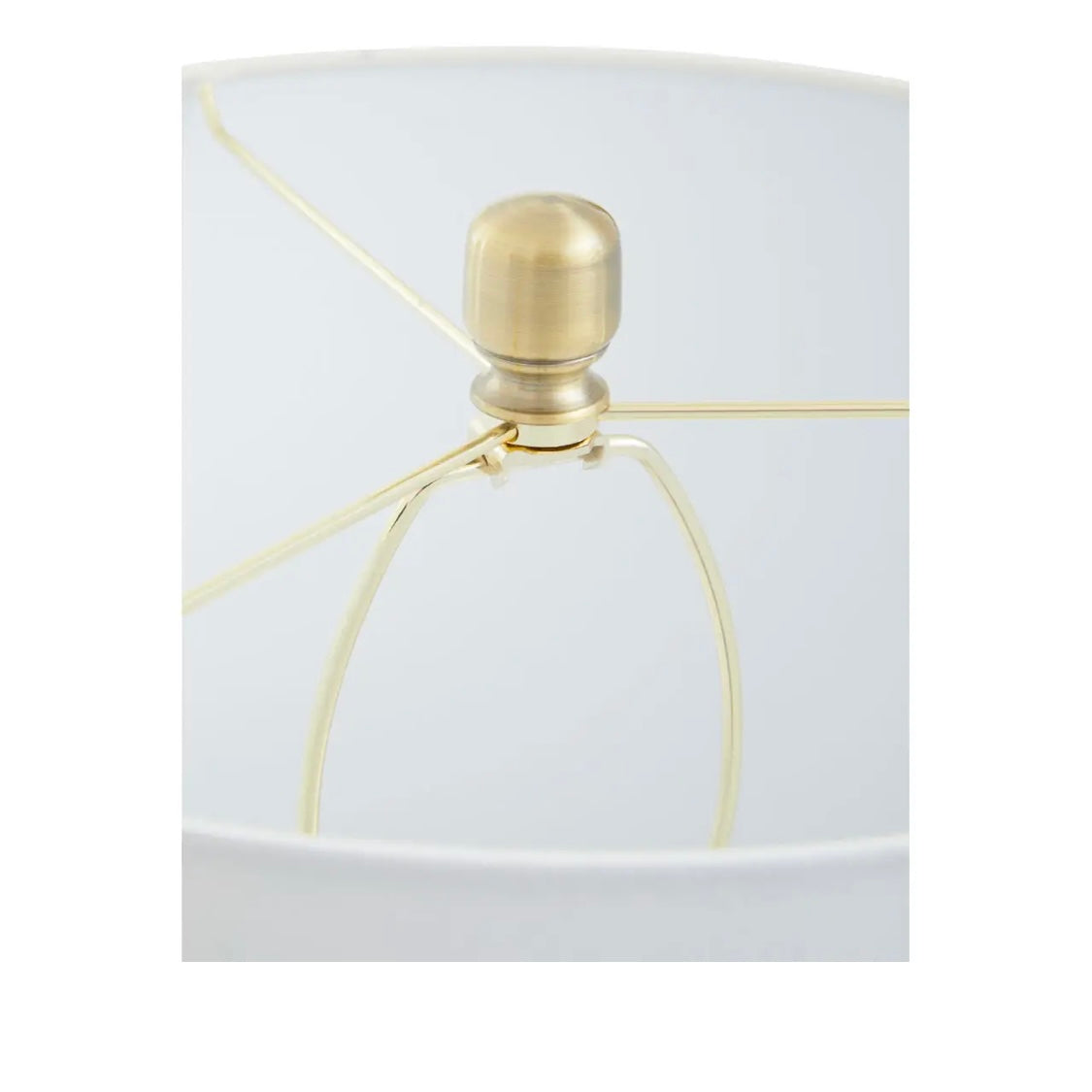Marble & Brush Brass Table Lamp