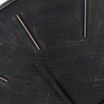 Large Black Metal Roman Numerals Clock