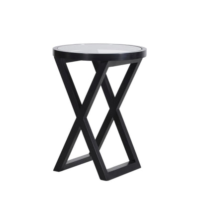 Kourt Black X Leg Table