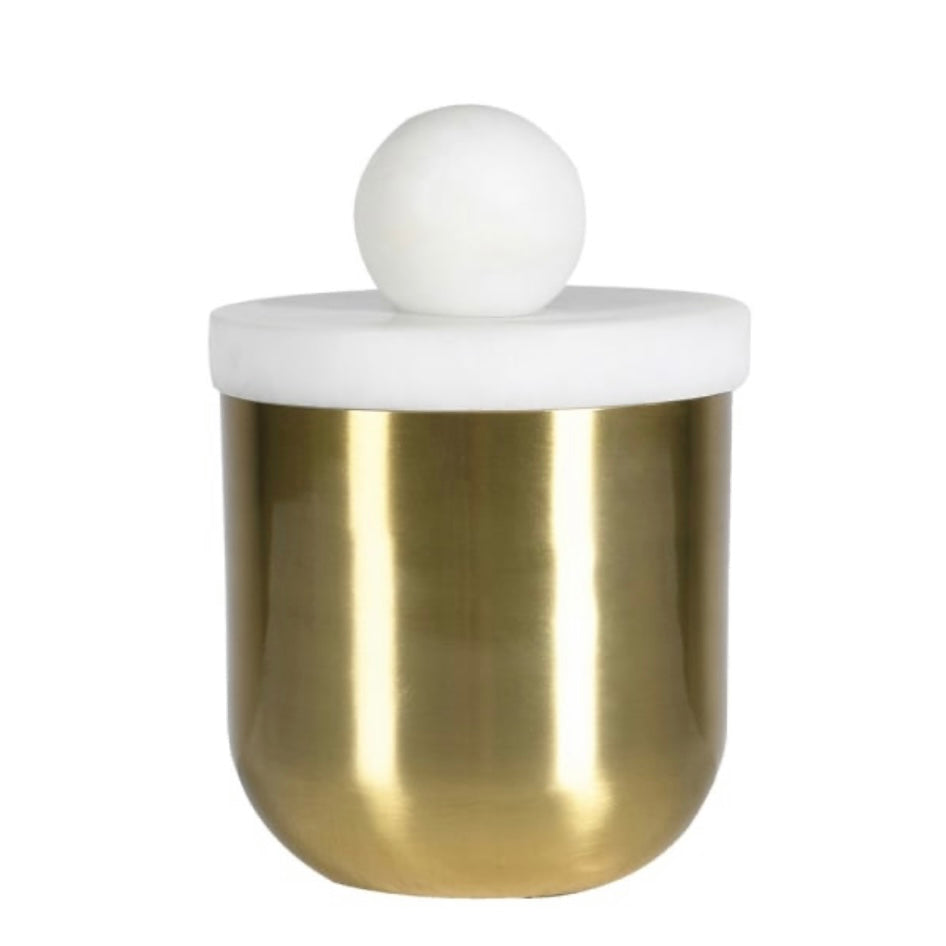 Gold Lidded Canister