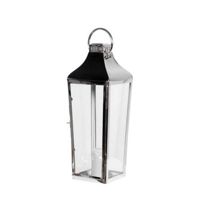 Roman Chrome Lantern (2 sizes)