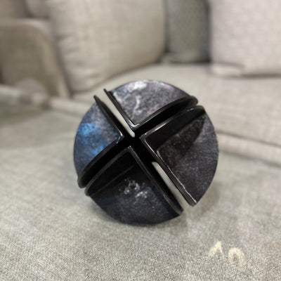 Black Nickel Finish Sculpture