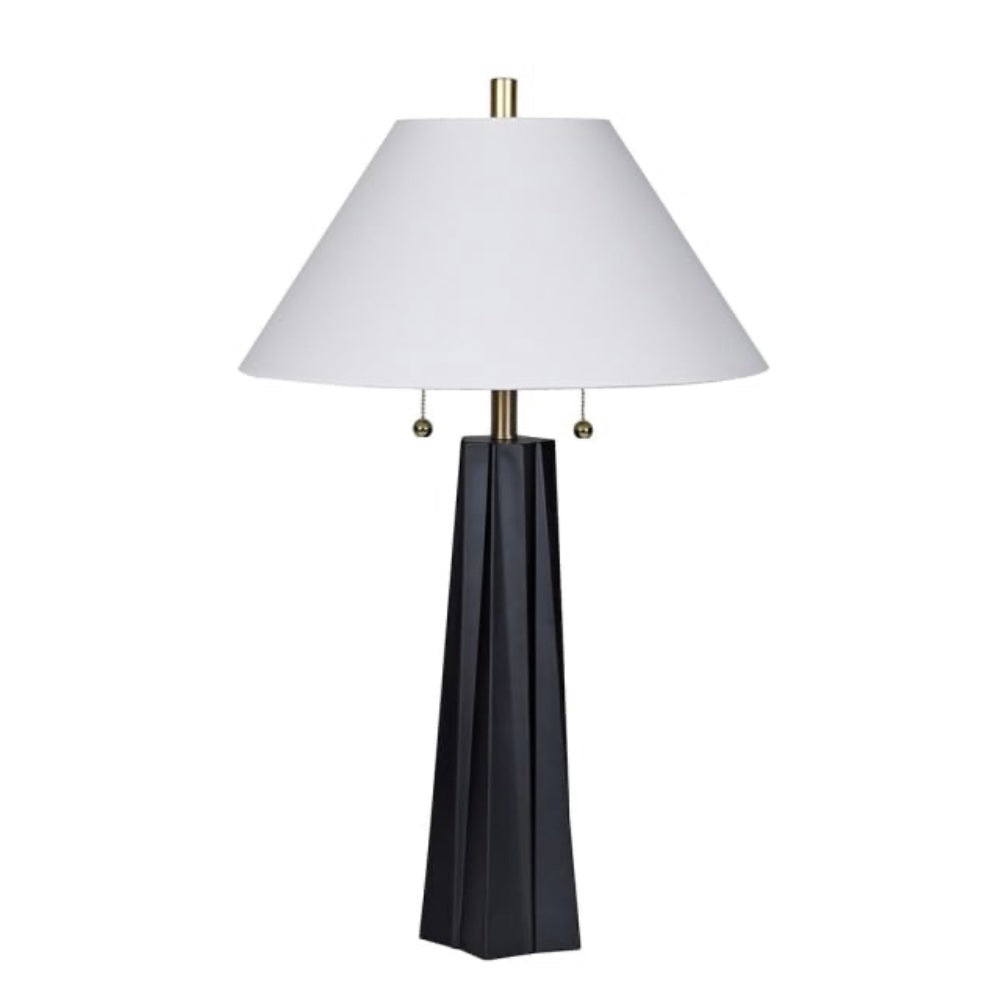 Black Pillar Table Lamp