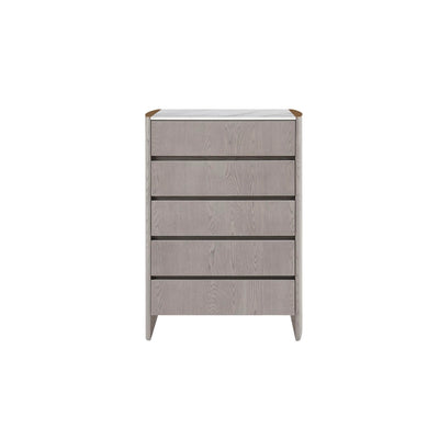 Mondello 5 Drawer Tall Chest Washed Oak