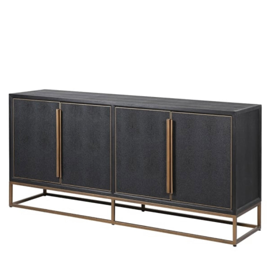 Charcoal Shagreen Sideboard