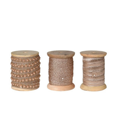 Set of 3 10m Copper Ribbon Spools