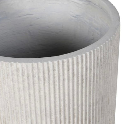 Set of 3 Ribbed Planters